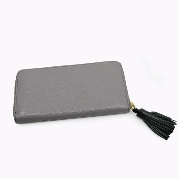 FOSSIL Pebbled Leather Zip Wallet with Large Tassel - Picture 5 of 11